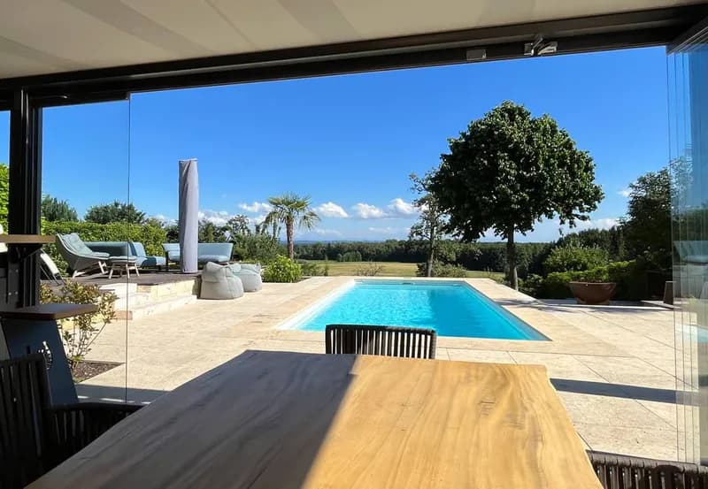 Kalt-Wintergarten SDL Acubis in Aulendorf mit Pool